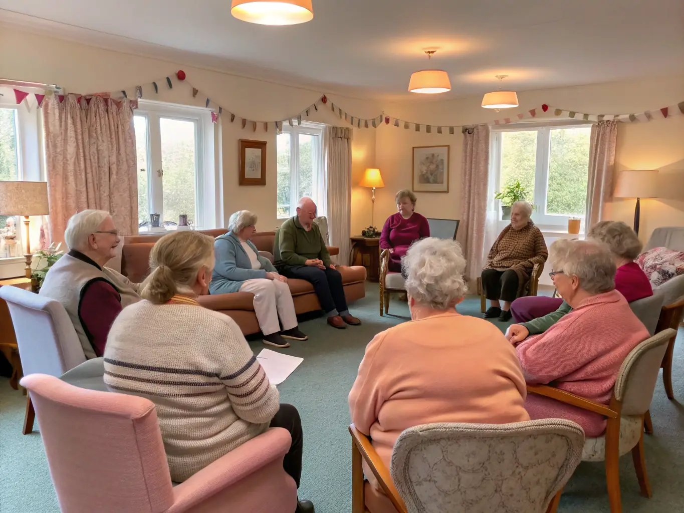 A support group session facilitated by ANPS, demonstrating the organization's commitment to managing health complications and providing ongoing support.